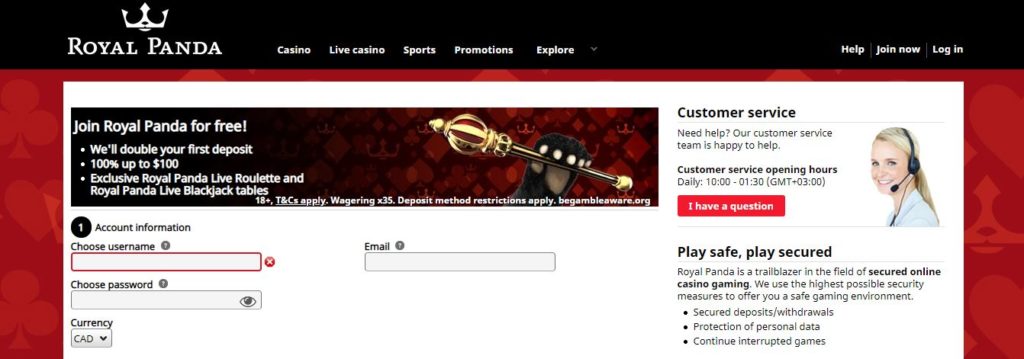 Royal Panda Casino Canada 12 royal panda casino login