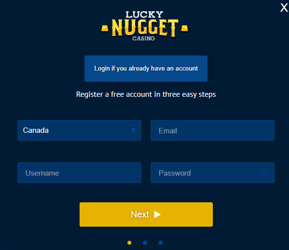 lucky nugget login