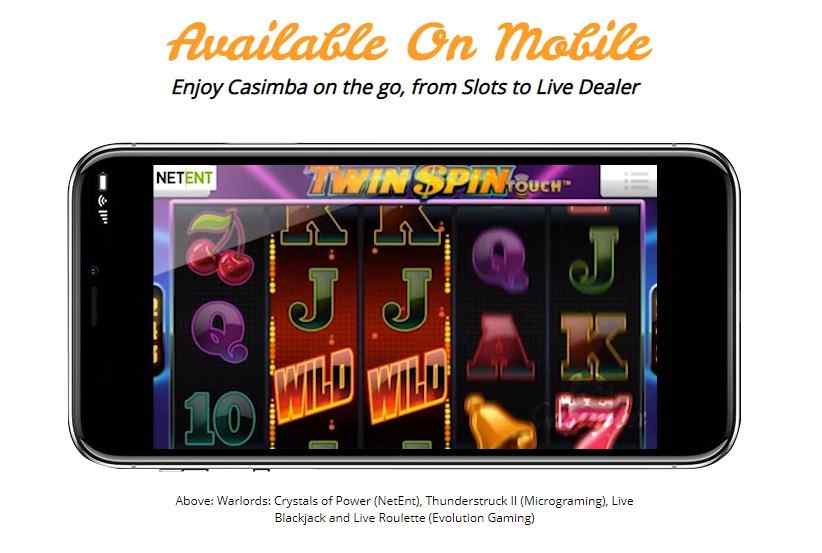 casimba mobile casino