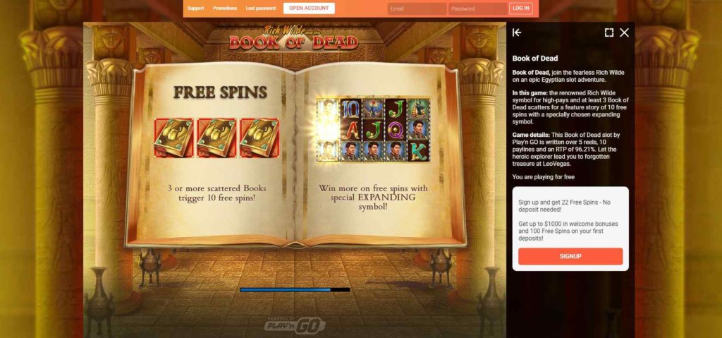 leovegas free spins