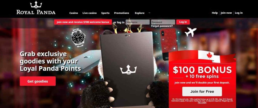 Royal Panda Casino Canada 8 loyal panda program