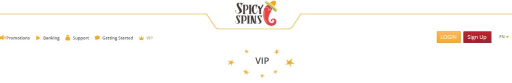 spicy spins vip program