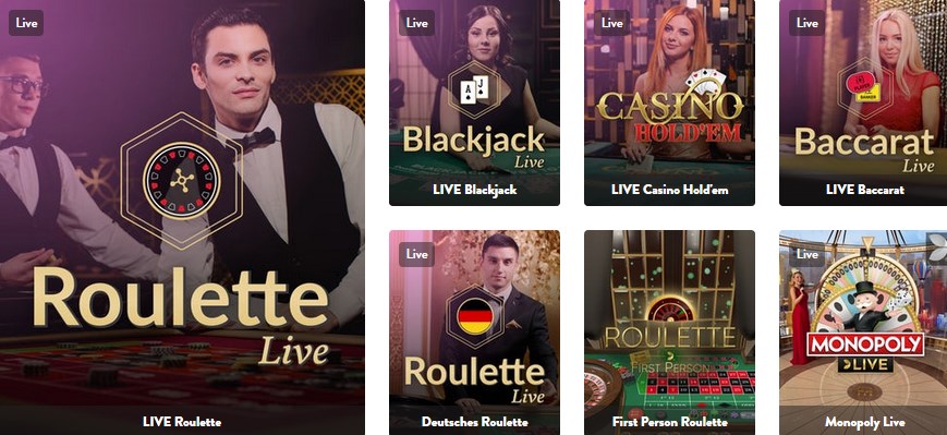 live casino games