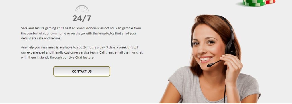 Grand Mondial Casino 7 grand mondial support