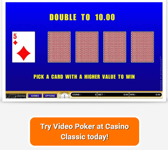 casino classic video poker