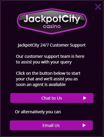 Jackpot City Casino 10 jackpot city support