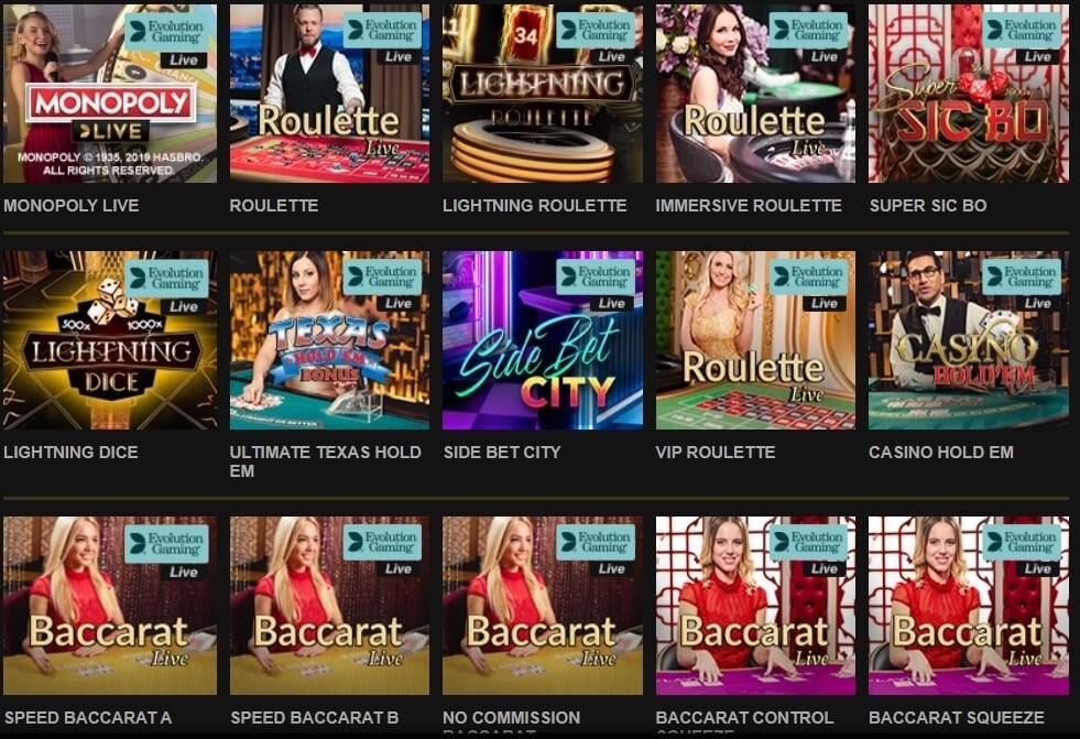 VideoSlots Casino 6 live casino