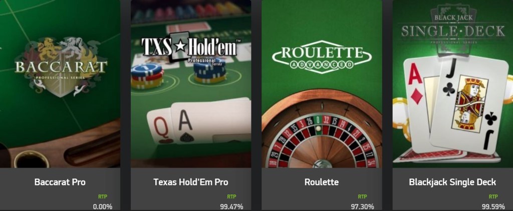 NetEnt Casino 42 netent table games