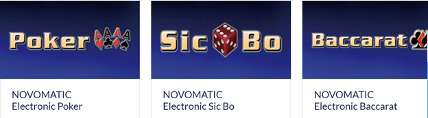 Online Casino Software 61 table games