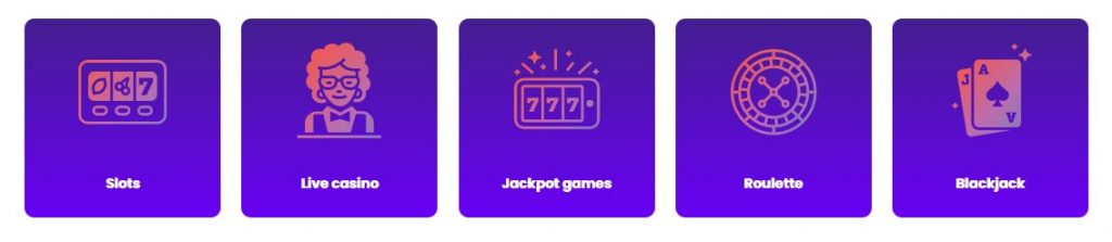 Wildz Casino Canada 5 table games